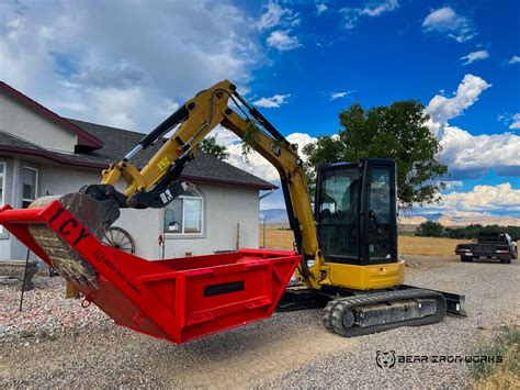 bedding box for mini excavator|bedding boxes made in usa.